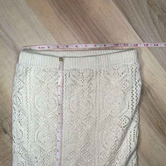 Freshman 1996 Boho Crochet Knit Two Piece Set Western Festival Crop Top Skirt - Picture 3 of 4